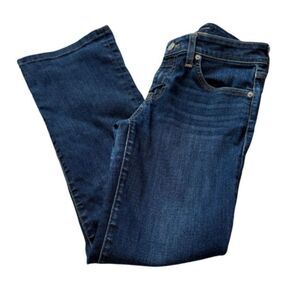 Lucky Brand Lolita Low-Rise Boot Leg Jeans Women's Size 4 Dark Wash